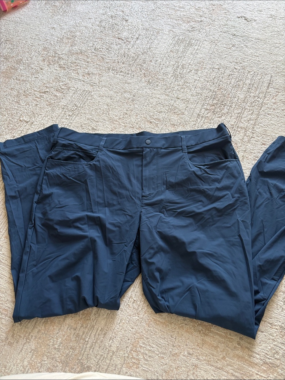 Original Penguin Men's Navy Stretch Chinos